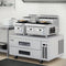 12 in. Two-Burner Commercial Step Up Range, 52000 BTU in Stainless-Steel