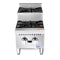 12 in. Two-Burner Commercial Step Up Range, 52000 BTU in Stainless-Steel