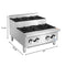 24 in. Commercial Four-Burner Step Up Range, 104000 BTU in Stainless-Steel