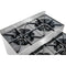 24 in. Commercial Four-Burner Step Up Range, 104000 BTU in Stainless-Steel