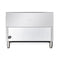 24 in. Commercial Four-Burner Step Up Range, 104000 BTU in Stainless-Steel