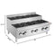 36 in. Commercial Six-Burner Step Up Gas Range, 156000 BTU in Stainless-Steel