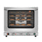 23 in. Countertop Convection Oven for Half-Size Pans with 4 Racks 2800W of Power and Steam Injection, 240V in Stainless-Steel