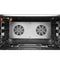 32 in. Countertop Convection Oven, Holds Full Size Pans, 4 Racks and 3500W of Power, 240V in Stainless-Steel