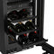 Reserve 15 in. Under-Counter Panel Ready Dual Zone Built-in Wine Cooler with Black Shelves and 23 Bottle Capacity in Black