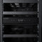 Reserve 15 in. Under-Counter Panel Ready Dual Zone Built-in Wine Cooler with Black Shelves and 23 Bottle Capacity in Black