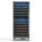23 in. Dual Zone, Full Glass Door, Wine Cooler Refrigerator, Freestanding or Built-In Unit, 9.7 cu ft