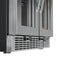 24 in. Dual Zone, Full Glass Door, 21-Bottle/60-Can Wine and Beverage Cooler, Freestanding or Built-in Unit, 4 cu ft.