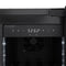 Reserve 24 in. French Door Dual Zone Panel Ready Under-Counter Cooler with Black Shelves and 20 Bottle Capacity in the Right Zone and 2.1 Cu. Ft. on the Left in Black