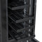 Reserve 24 in. French Door Dual Zone Panel Ready Under-Counter Cooler with Black Shelves and 20 Bottle Capacity in the Right Zone and 2.1 Cu. Ft. on the Left in Black