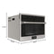 Reserve 24 in. Built-In Microwave Convection Oven with Air Fry, 3-in-1 Combo, Sensor Cook, Soft-Close Door, 1.6 cu. ft. in Stainless Steel