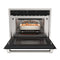 Reserve 24 in. Built-In Microwave Convection Oven with Air Fry, 3-in-1 Combo, Sensor Cook, Soft-Close Door, 1.6 cu. ft. in Stainless Steel