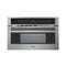 Reserve 30 in. Stainless Steel Built-in Convection Microwave Oven with Speed and Sensor Cooking, 1.6 Cu. Ft. in Black