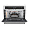 Reserve 30 in. Stainless Steel Built-in Convection Microwave Oven with Speed and Sensor Cooking, 1.6 Cu. Ft. in Black