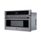 Reserve 30 in. Stainless Steel Built-in Convection Microwave Oven with Speed and Sensor Cooking, 1.6 Cu. Ft. in Black