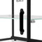 22 in. Tiered Pastry Display Case With Shelf and Sliding Door ETL Certified, 2.2 cu. ft. Capacity