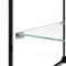 22 in. Tiered Pastry Display Case With Shelf and Sliding Door ETL Certified, 2.2 cu. ft. Capacity