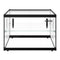 22 in. Tiered Pastry Display Case With Shelf and Sliding Door ETL Certified, 2.2 cu. ft. Capacity