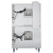 38 in. Full Size Double Commercial LP Convection Oven 108,000 BTU Total with Stacking Kit and Casters