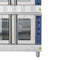 38 in. Full Size Double Commercial Natural Gas Convection Oven 108,000 BTU Total with Stacking Kit