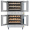 38 in. Full Size Double Commercial Natural Gas Convection Oven 108,000 BTU Total with stacking And Casters