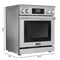 30 in. Electric Professional Range with Tilt Panel and Digital controls, Self-Cleaning, 16300W of Power, 240V in Stainless-Steel