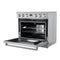 36 in. Professional Electric Range with 16600W of Power, 240V in Stainless-Steel