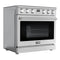 36 in. Professional Electric Range with 16600W of Power, 240V in Stainless-Steel