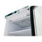 12 Cu. ft. Commercial Freezer with Glass Door in White - Manual Defrost