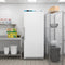 21 Cu. ft. Commercial Reach-in Freezer in White Manual Defrost