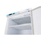 21 Cu. ft. Commercial Reach-in Freezer in White Manual Defrost