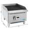 16 in. Commercial 1-Burner Natural Gas Charbroiler with 30,000 BTU in Stainless-Steel