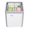 26 in. 5-Pan Gelato Dipping Cabinet Display Freezer with Sliding Glass Door, 6 cu. ft