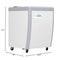 26 in. 5-Pan Gelato Dipping Cabinet Display Freezer with Sliding Glass Door, 6 cu. ft