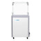 26 in. 5-Pan Gelato Dipping Cabinet Display Freezer with Sliding Glass Door and Sneeze Guard, 6 cu. ft