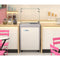 26 in. 5-Pan Gelato Dipping Cabinet Display Freezer with Sliding Glass Door and Sneeze Guard, 6 cu. ft