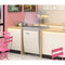 26 in. 5-Pan Gelato Dipping Cabinet Display Freezer with Sliding Glass Door and Sneeze Guard, 6 cu. ft