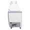 26 in. 5-Pan Gelato Dipping Cabinet Display Freezer with Sliding Glass Door and Sneeze Guard, 6 cu. ft