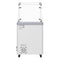 26 in. 5-Pan Gelato Dipping Cabinet Display Freezer with Sliding Glass Door and Sneeze Guard, 6 cu. ft