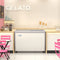 50 in. 9-Pan Gelato Dipping Cabinet Display Freezer with Sliding Glass Door, 13 cu. ft