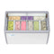 50 in. 9-Pan Gelato Dipping Cabinet Display Freezer with Sliding Glass Door, 13 cu. ft