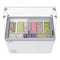 50 in. Gelato Dipping Cabinet Display Freezer with Sliding Glass Door and Sneeze Guard 13 cu. ft