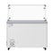 50 in. Gelato Dipping Cabinet Display Freezer with Sliding Glass Door and Sneeze Guard 13 cu. ft