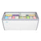 70 in. 14-Pan Gelato Dipping Cabinet Display Freezer with Sliding Glass Door, 20 cu. ft