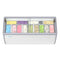 70 in. 14-Pan Gelato Dipping Cabinet Display Freezer with Sliding Glass Door, 20 cu. ft