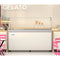 70 in. 14-Pan Gelato Dipping Cabinet Display Freezer with Sliding Glass Door and Sneeze Guard, 20 cu. ft