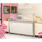 70 in. 14-Pan Gelato Dipping Cabinet Display Freezer with Sliding Glass Door and Sneeze Guard, 20 cu. ft