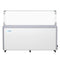 70 in. 14-Pan Gelato Dipping Cabinet Display Freezer with Sliding Glass Door and Sneeze Guard, 20 cu. ft
