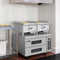 18 in. Natural Gas 1-Burner Griddle with 30,000 BTU in Stainless-Steel