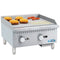 24 in. Natural Gas 2-Burner Griddle with 60,000 BTU in Stainless-Steel